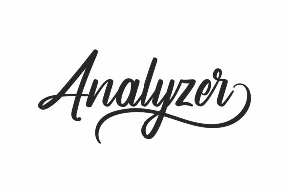 Analyzer Font for Web Design Projects