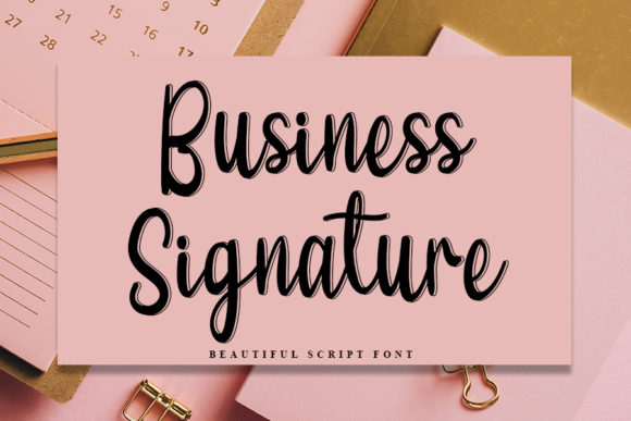 Business Signature: A Font That Elevates Every Editorial Moment