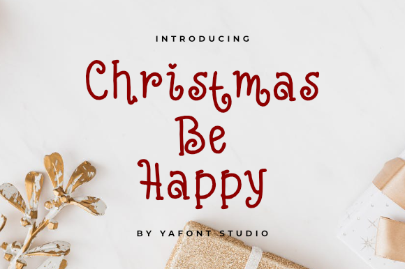 Christmas Be Happy: A Handwritten Font for Editorial Magic