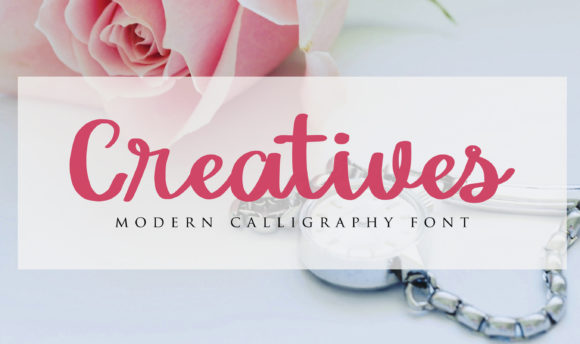 Creatives: A Bold Script Font for Campaigns