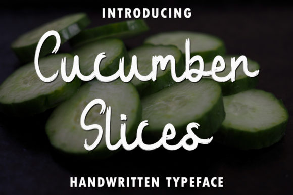 Cucumber Slices Font for Web Design Projects