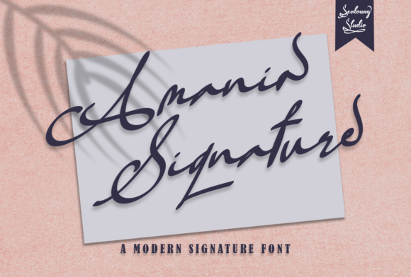 Enhance Your Brand with Amania Signature Font