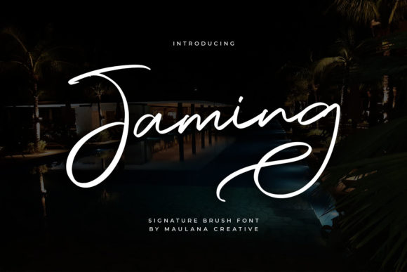 Jaming: A Versatile Script Font for Editorial Design