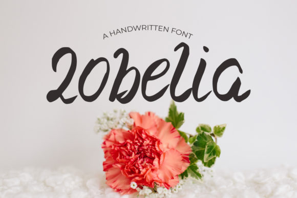 Lobelia: A Handwritten Font for Web Design and Brand Identity