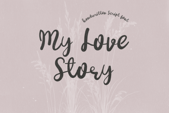 My Love Story: A Font That Speaks to the Heart of Handmade Design
