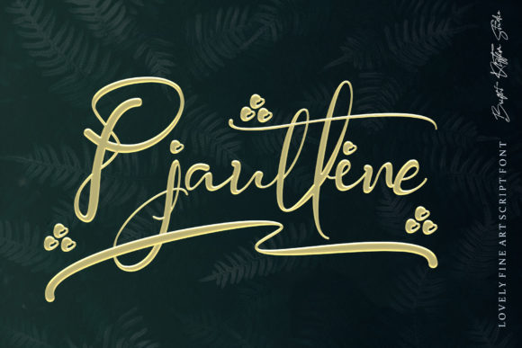 Pjaulline: A Handwritten Font for Memorable Branding