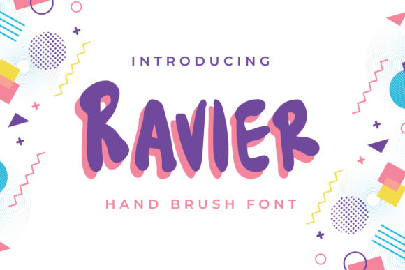 Ravier: A Playful Handwritten Font for Creative Branding