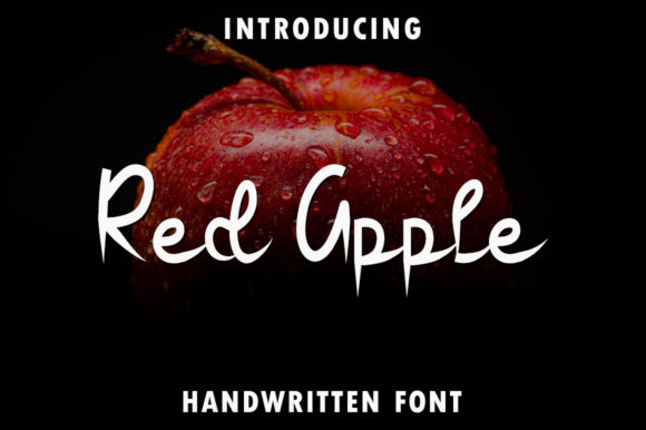Red Apple: The Handwritten Font That Elevates Your Brand