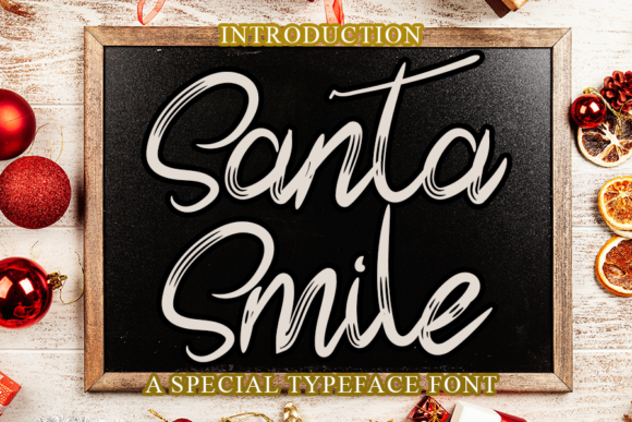 Santa Smile Font for Branding Projects