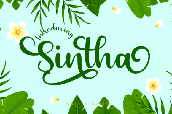 Sintha Font Review: A Handwritten Script for Branding