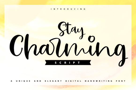 Stay Charming: A Script Font That Elevates Digital Branding
