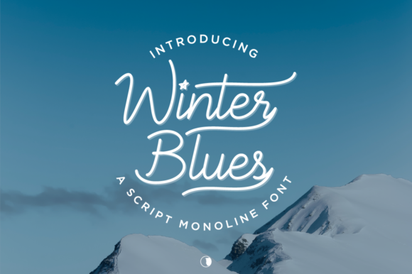 Winter Blues Font: A Delicate Script for Digital Branding