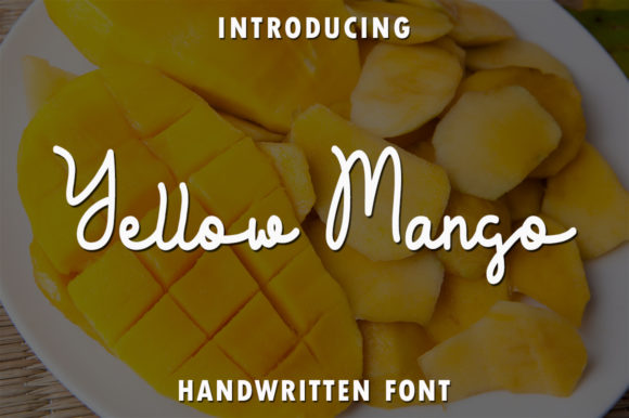 Yellow Mango: A Script Font with Subtle Elegance